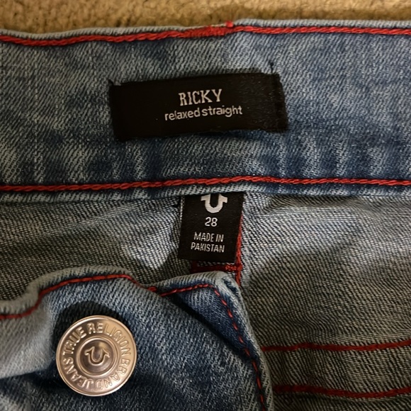 True Religion Brand Jeans Relaxed Straight Ricky Style - Picture 2 of 3